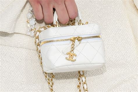 white vanity chanel bag|Chanel vanity bag vintage.